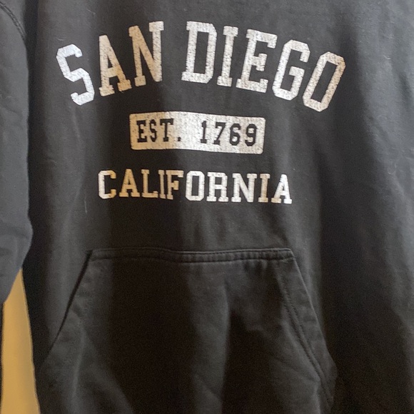 Hoodie with San Diego California est. 1769-size S - Picture 8 of 8